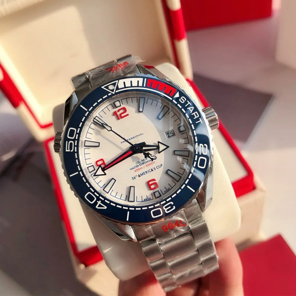 Sea Master 600 Plant Ocean 215.30.44.21.01.001 AAA+ 3A+ Quality Watches 43.5mm Mens Automatic Mechanical 2813 Movement 904L Stainless Steel Band Gift 