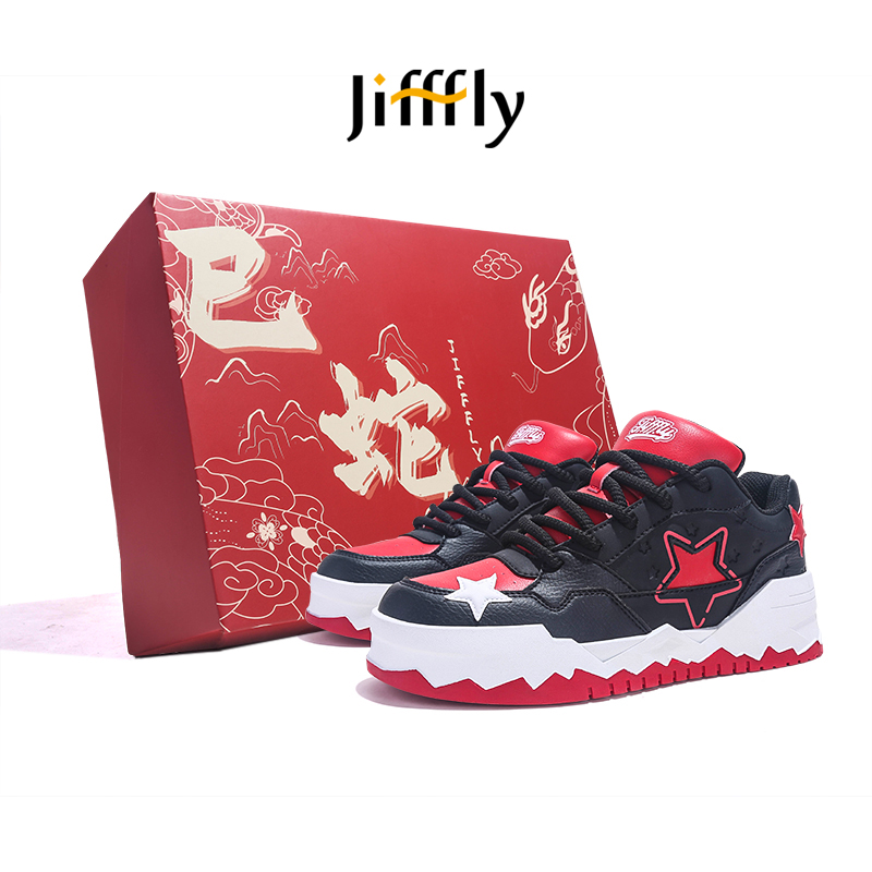 Jifffly designer shoes free shipping high quality outdoor vintage trainer shoes trend height increase casual shoes for woman and men