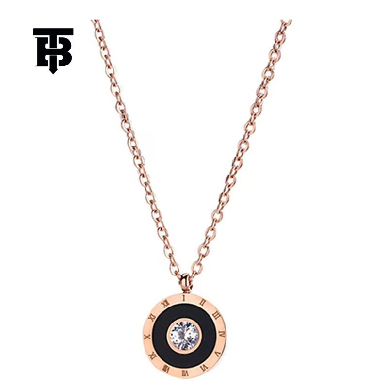 TB BHULAMTE Designer Cell Style Fashion Jewelry Accessories Necklace Women's Clavicle Chain Gold Necklace Luxury Titanium Pendant Women's Je