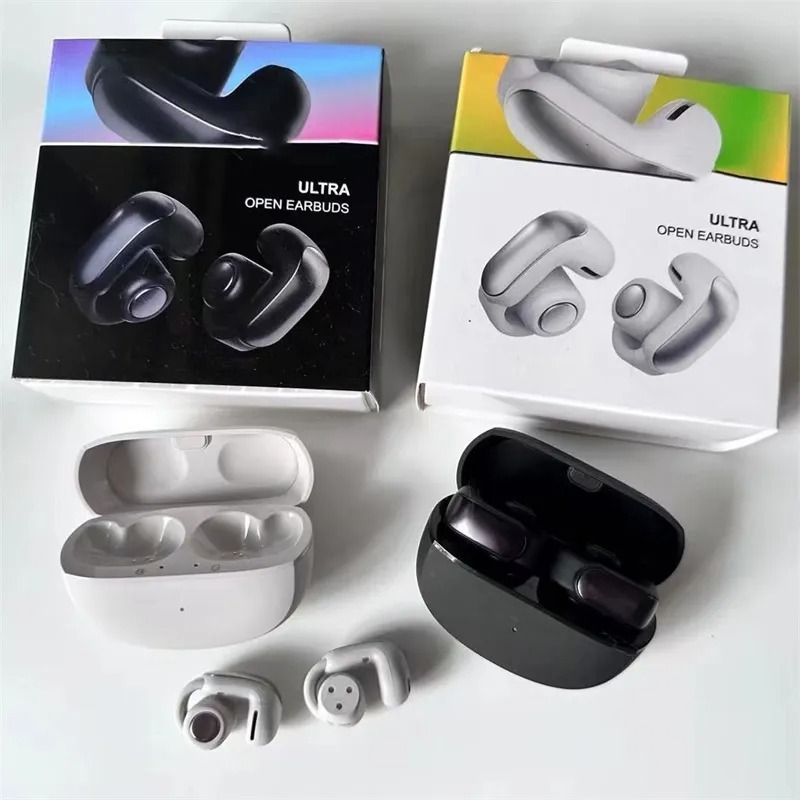 BS Ultra Open Earbuds wireless Headphones Bluetooth noise reduction HD Mic Call Earphones TWS sports waterproof Ear Clip in-ear touch game Headsets Fo