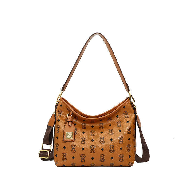 Luxury Shoulder Bags for Women Designer Bags 2025 New Pattern Printed Large Capacity Tote Bag Stylish Shoulder Crossbody Brown Bag