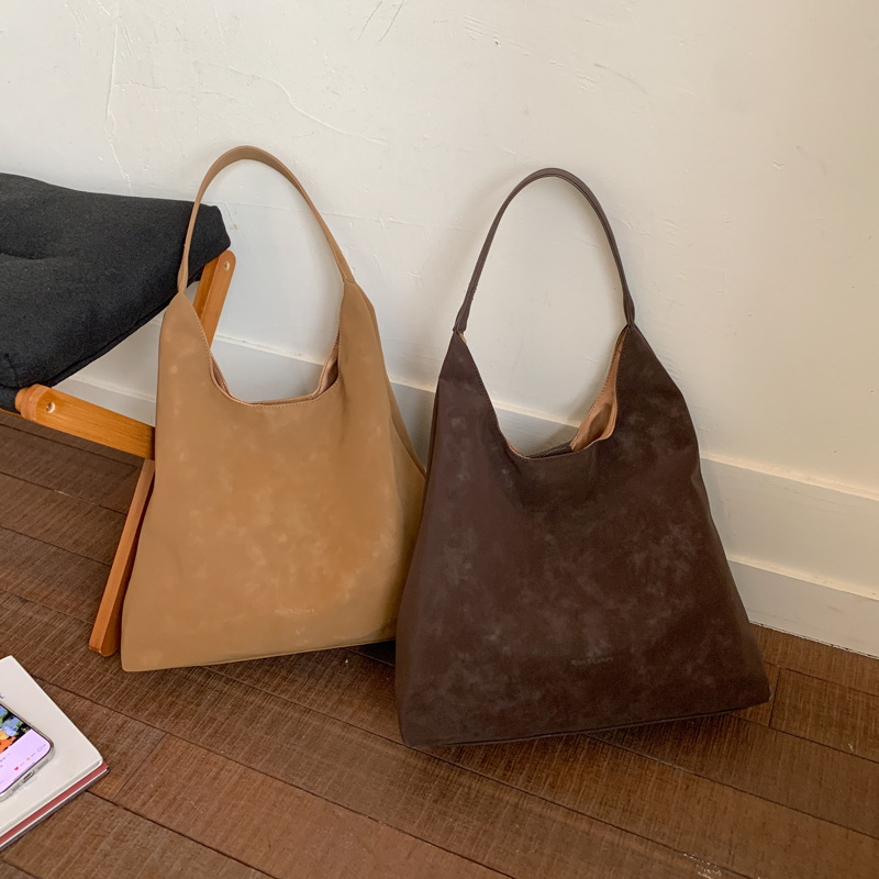 free shipping designer bags New winter frosted large capacity single shoulder commuting underarm women's tote bag