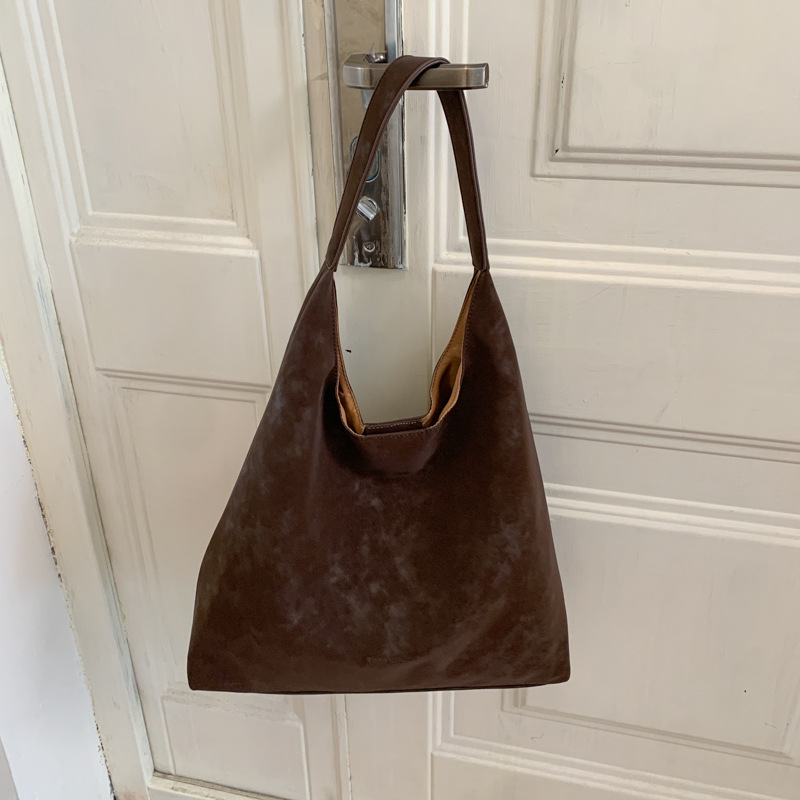 free shipping designer bags New winter frosted large capacity single shoulder commuting underarm women's tote bag