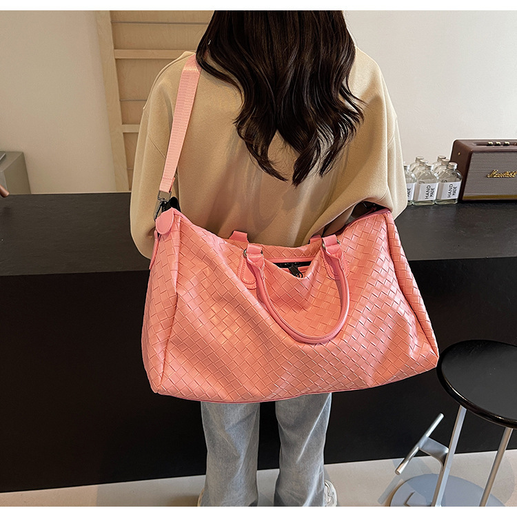 Vintage Travel Bag For Men Large Capacity Business Travel Handbag For Women Airplane Luggage PU Leather Sports And Fitness Bag Autumn Designer Bag