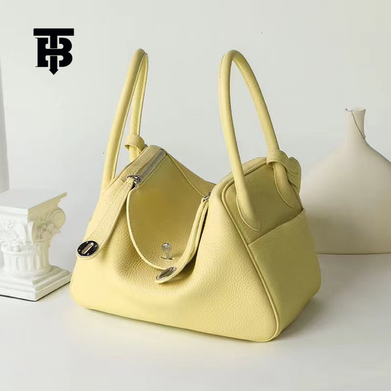 Designer Bag Doctor Genuine Leather Women's Bag 2025 Luxury Bag Handheld Top Layer Cowhide Lychee Pattern Lindy Bag Single Shoulder Handbag Medic