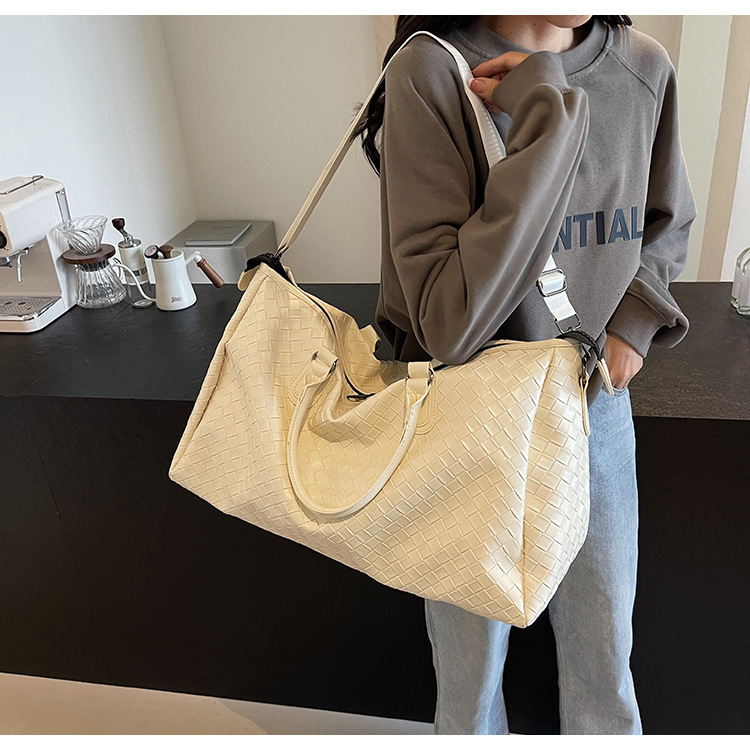 Vintage Travel Bag For Men Large Capacity Business Travel Handbag For Women Airplane Luggage PU Leather Sports And Fitness Bag Autumn Designer Bag