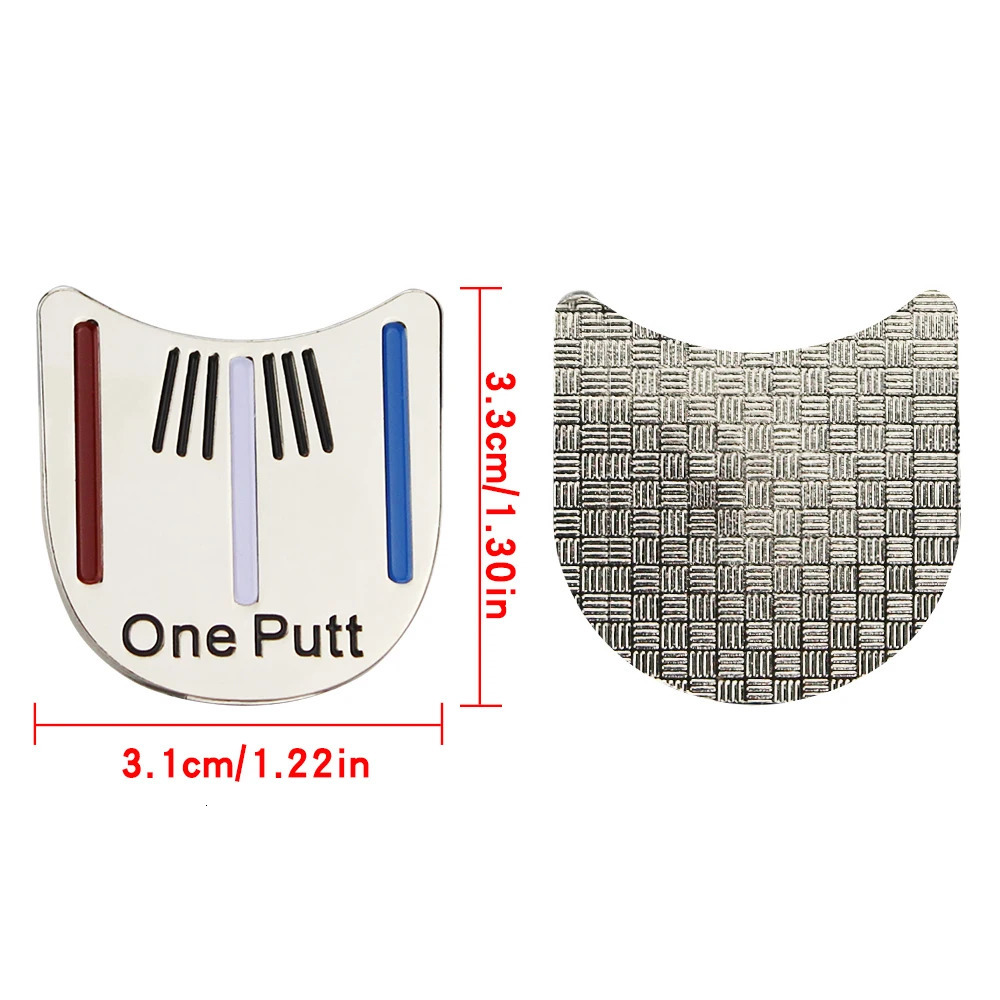 Golf Ball Marker Hat Clip With Magnet Mark One Putt Putting Alignment Aiming Cap Clips Drop Ship 250906
