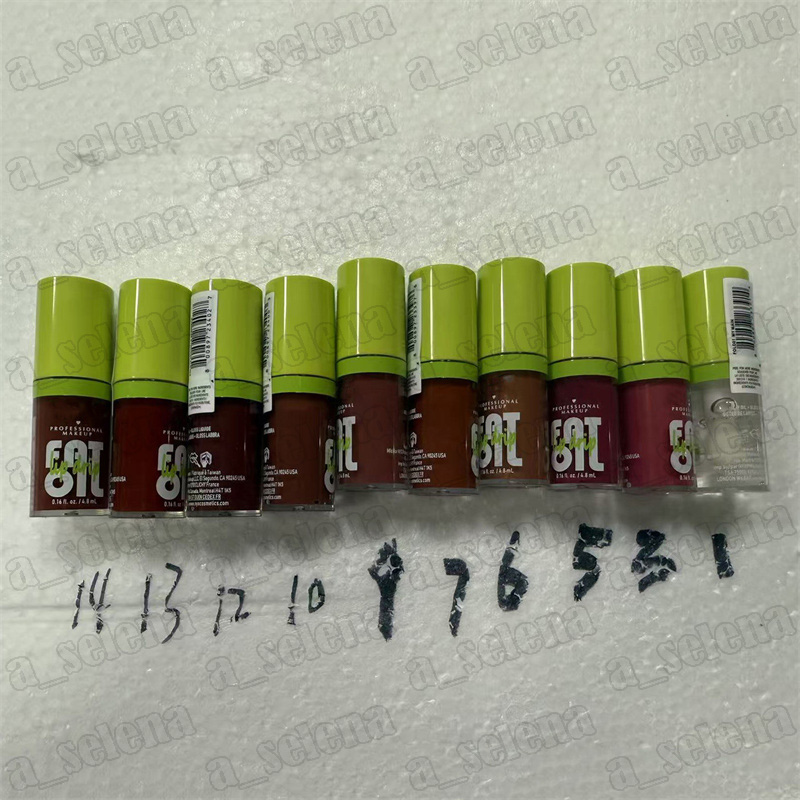 Lip Makeup Oil 4.8ml Plumping Liquid Lipstick Moisturizing Crystal Shiny Lip gloss 10 colors Lips Cosmetics