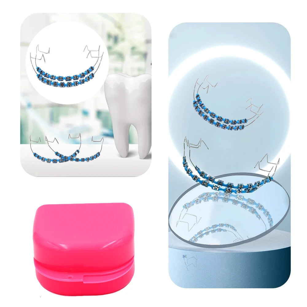 Temporary Tooth Decoration Dental Braces with Metal Wires Bracket Tool for Decor 250906