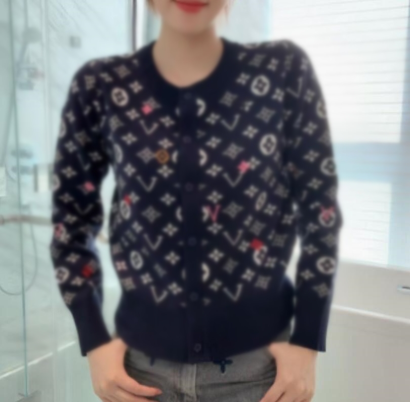 New Designer Women Sweaters Cardigan oversized V-neck knitted Sweater hooded Jacket Loose Long Sleeve Tops Hoodies