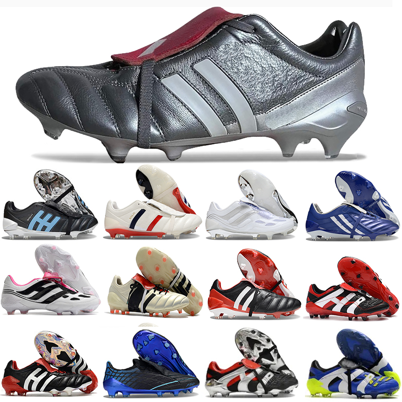 Mens Football Boots Predatro Mutator Mania 20 Tormentor Beckham Accelerator Precision Mania Accuracy.1 Soccer Shoes Outdoor Elite Cleats