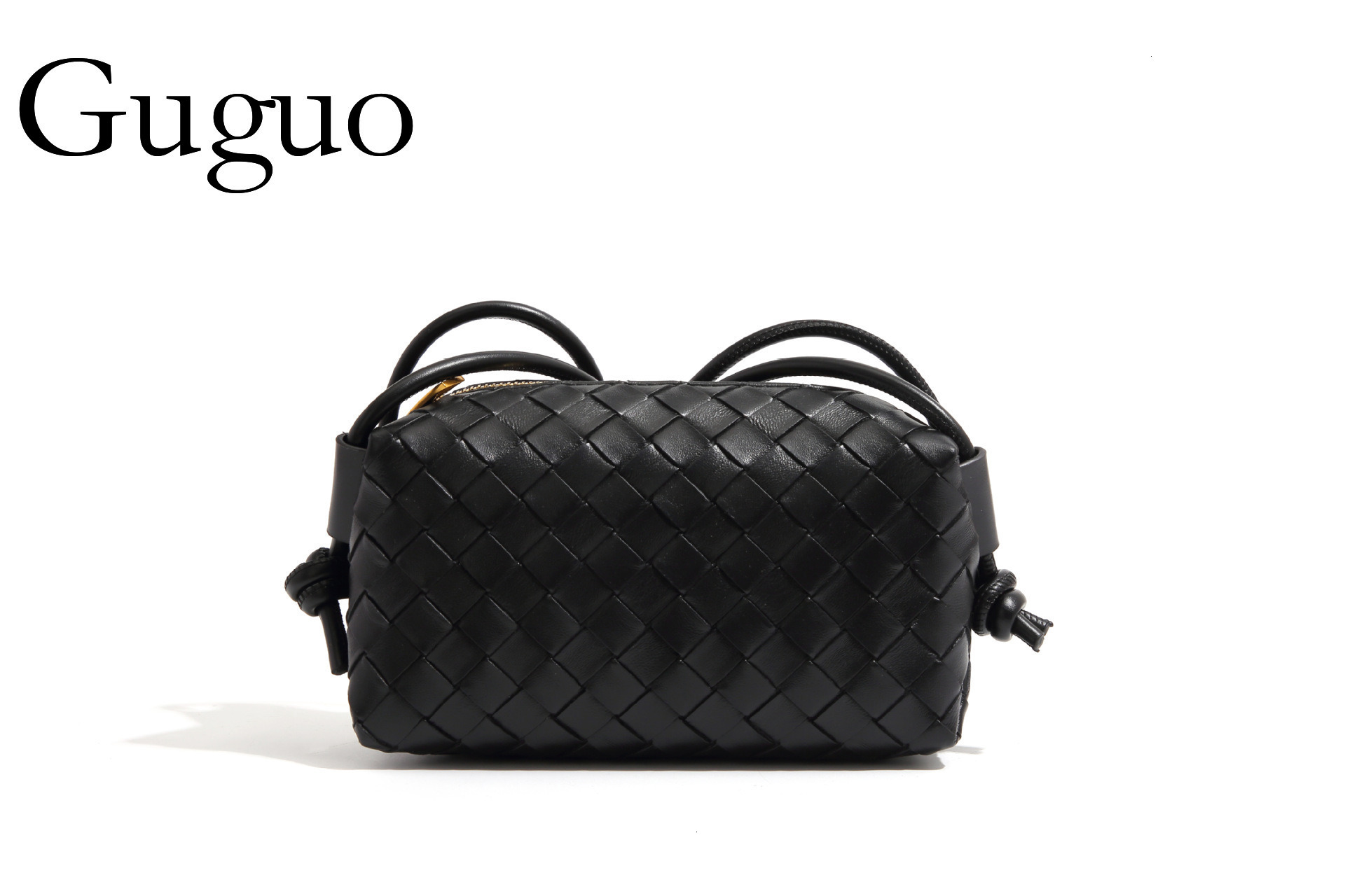 Guguo Free Shipping New Designer Bag High-end Shopping Bag Embossed Woven Small Square Bag Single Shoulder Trade Style Lightweight Women's Bag