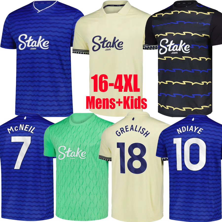 25 26 NDIAYE EFC EVERTONES GREALISH soccer jerseys Barry Alcaraz 2025 2026 McNEIL CALVERT-LEWIN Dewsbury-Hall DELE PICKFORD IROEGBUNAM football shirt Men Kids kits