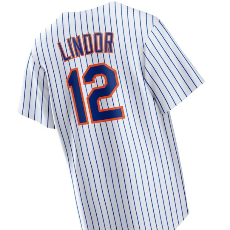 Personalize 12 Lindor Baseball Jersey Soto 34 Senga Marte Mauricio Torrens Blackburn Custom Jerseys