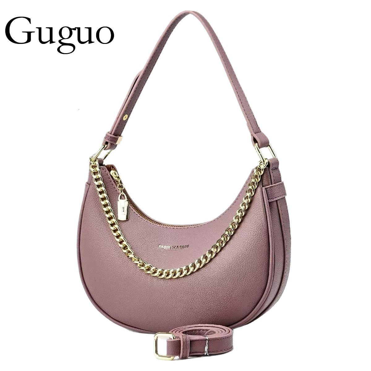 Guguo Free Shipping New Designer Bag High-end Shopping Bag Trade Elegant Simple Trendy Niche Dumpling Bag Large Capacity Trendy Personality Women'