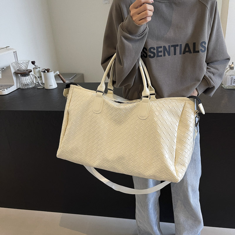 Vintage Travel Bag For Men Large Capacity Business Travel Handbag For Women Airplane Luggage PU Leather Sports And Fitness Bag Autumn Designer Bag