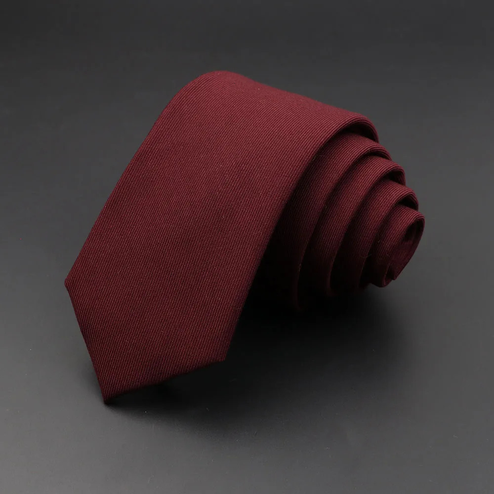 Mens Ties 6cm Classic Cotton Handmade Skinny Grey Plaid Neckties Striped Narrow Collar Slim Cashmere Casual Tie Accessories Gift 250906