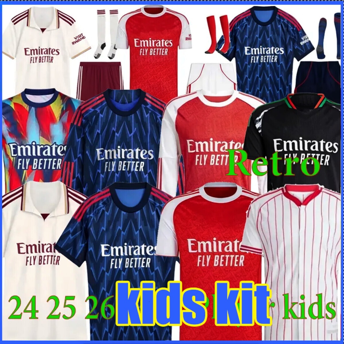 arsenalfootball kits 25 26 football jersey Kits 24 25 26 football kits 25 26 Baby Kids Clothing Kids Sets Children Outdoor Football shirt Jerseys 2025 2026