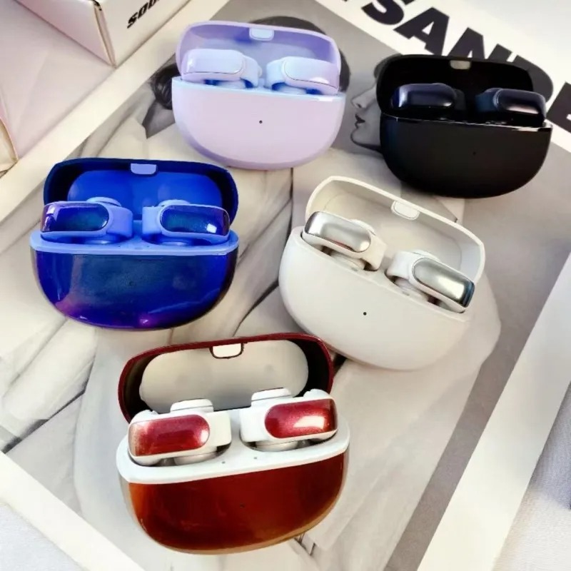 BS Ultra Open Earbuds wireless Headphones Bluetooth noise reduction HD Mic Call Earphones TWS sports waterproof Ear Clip in-ear touch game Headsets Fo