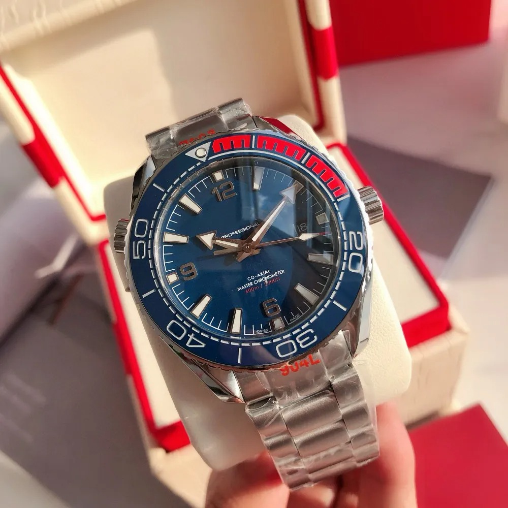 Sea Master 600 Plant Ocean 215.30.44.21.01.001 AAA+ 3A+ Quality Watches 43.5mm Mens Automatic Mechanical 2813 Movement 904L Stainless Steel Band Gift 
