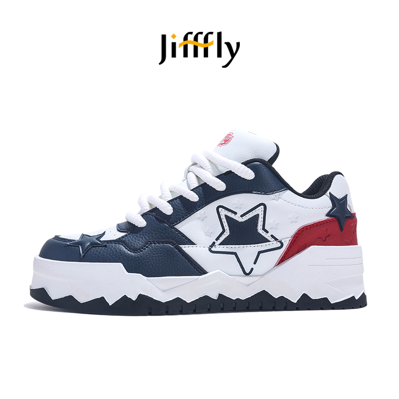 Jifffly designer shoes free shipping high quality outdoor vintage trainer shoes trend height increase casual shoes for woman and men