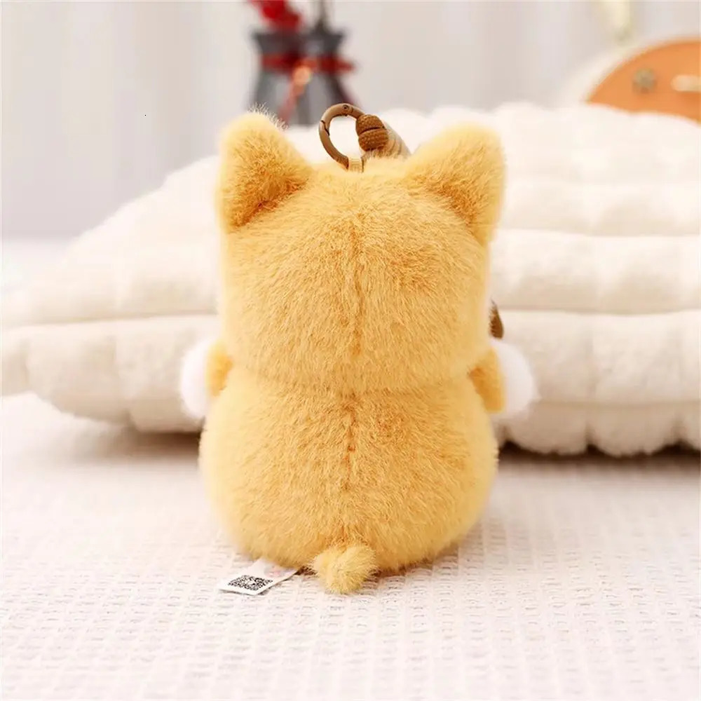 Puppy Dolls Dog Plush Pendant Schnauzer Bag Charm Husky Corgi Plush Stuffed Animal Shiba Inu Dog Stuffed Keychain Christmas Gift 250906