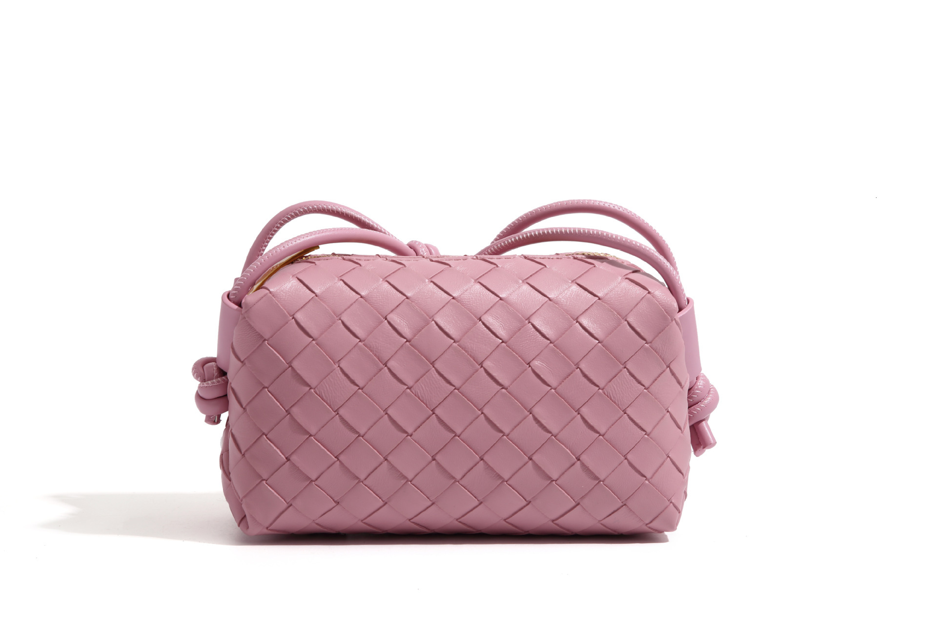Free Shipping New Designer Bag Cross-border Embossed Woven Small Square Bag Single Shoulder Crossbody Foreign Trade Style Lightweight Women's Bag