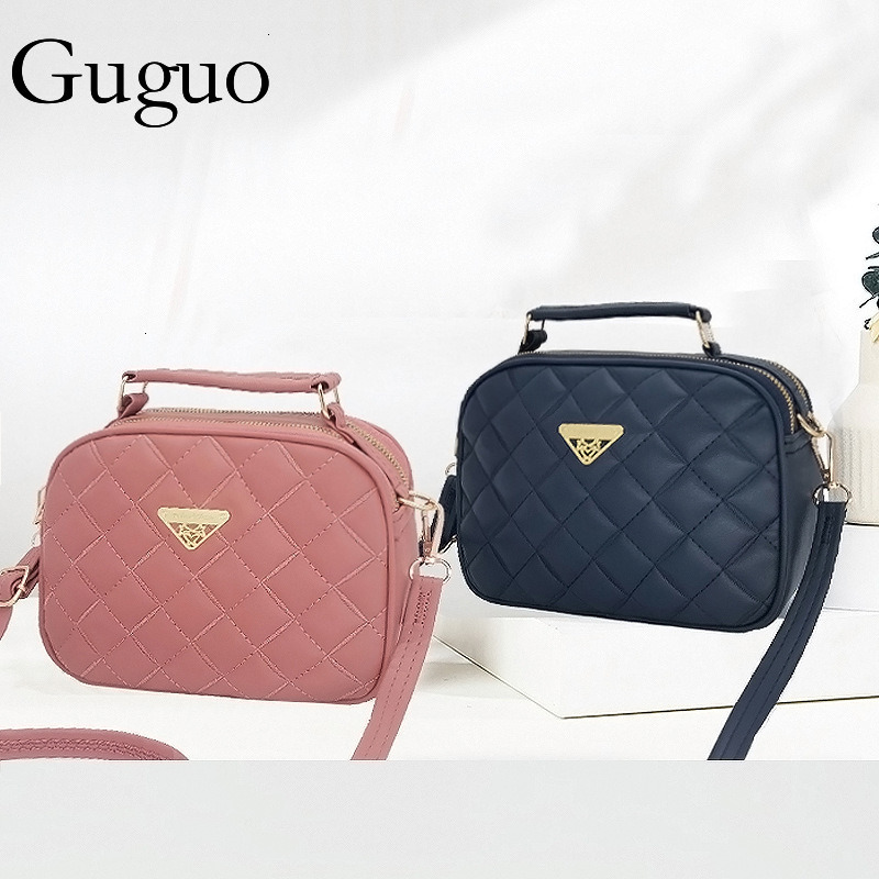 Guguo Free Shipping New High-end Shopping Women's Fashion Crossbody Handbag Small Square Bag Texture Niche Ladies Shoulder Z260124