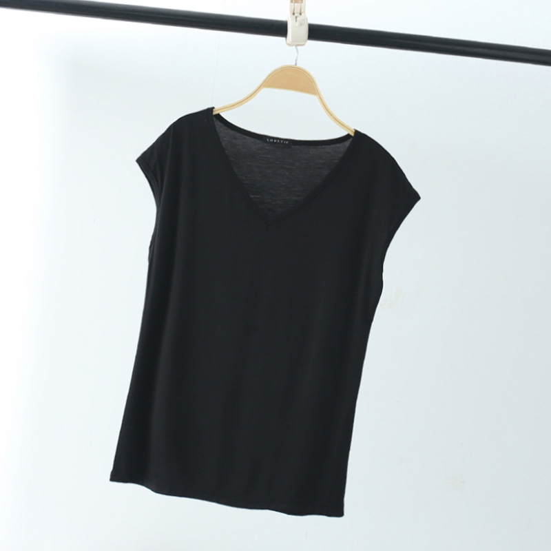 C9072 vest casual solid color bottoming shirt