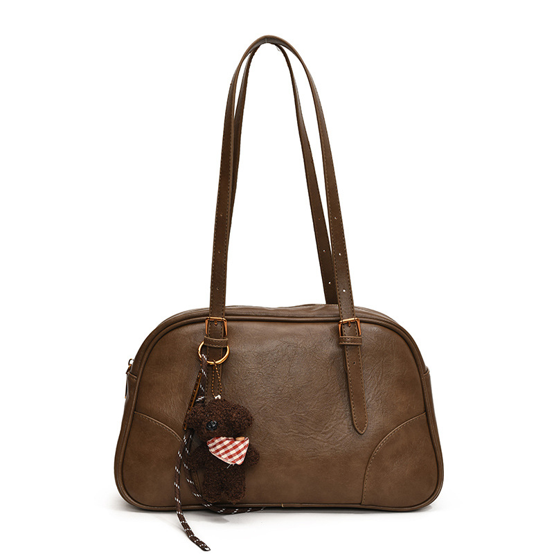 Designer bag free shipping Shoulder Bags Fashionable daily wear solid color shoulder bag versatile for commuting leisure large capacity bag for women