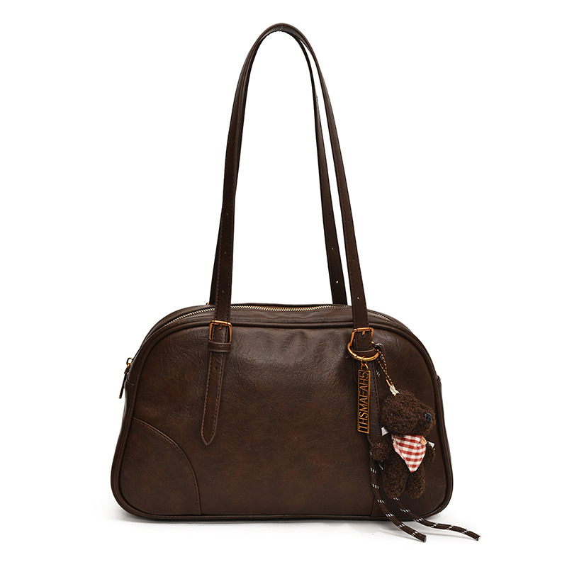 Designer bag free shipping Shoulder Bags Fashionable daily wear solid color shoulder bag versatile for commuting leisure large capacity bag for women