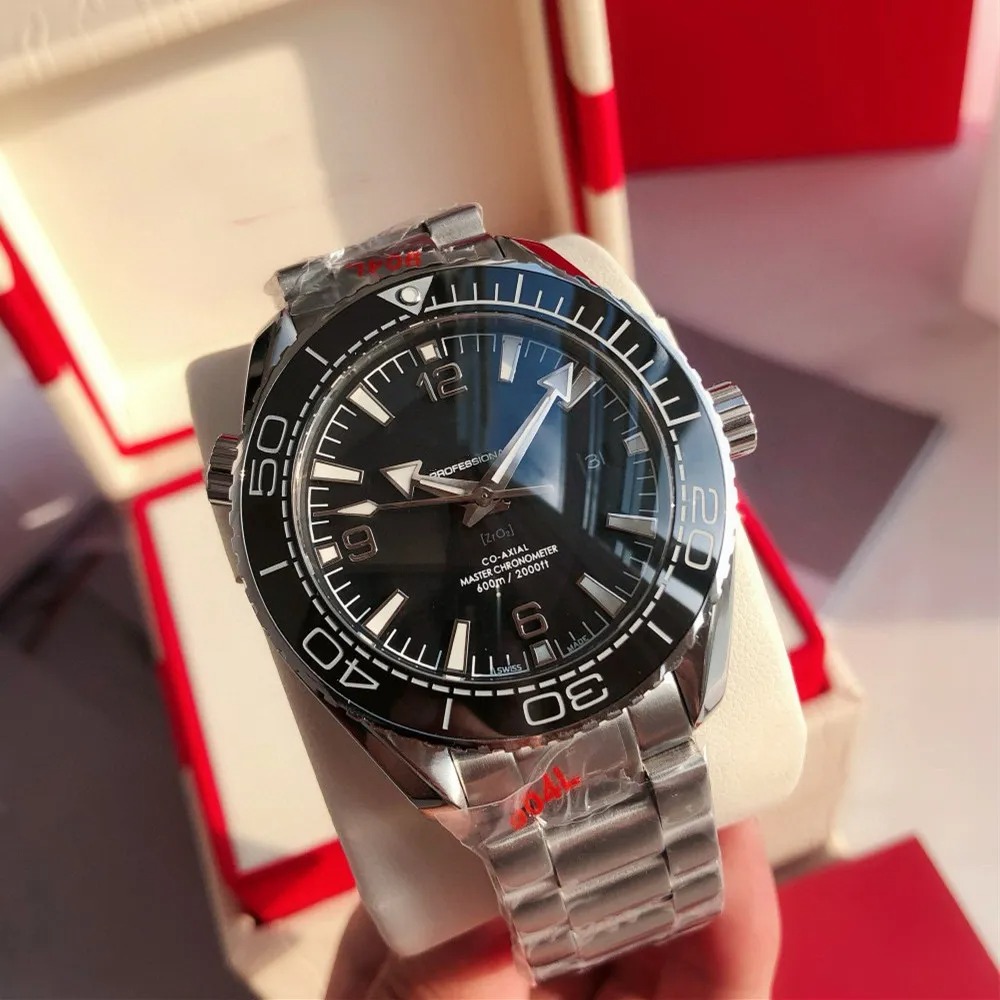 Sea Master 600 Plant Ocean 215.30.44.21.01.001 AAA+ 3A+ Quality Watches 43.5mm Mens Automatic Mechanical 2813 Movement 904L Stainless Steel Band Gift 