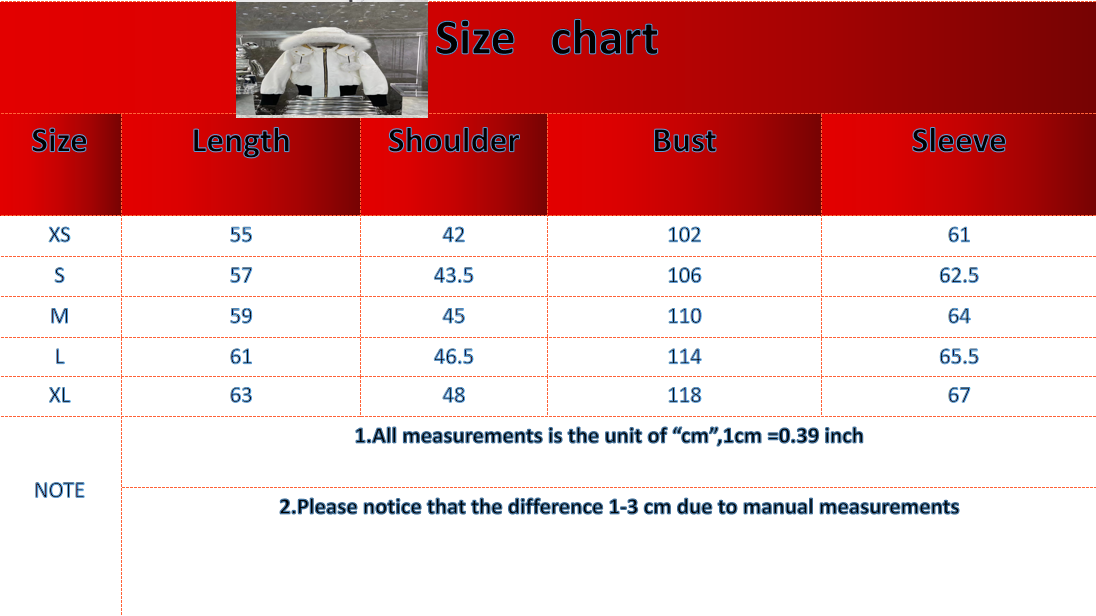 Classic women's windproof short down jacket