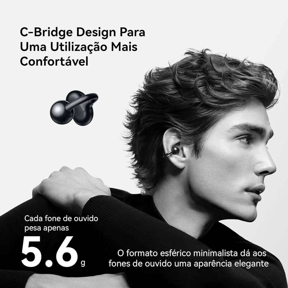 HUAWEI Freeclip Wireless Earbuds Open Ear Bluetooth Earphones With Long Lasting Battery AI Crystal Clear Sound - Lightweight