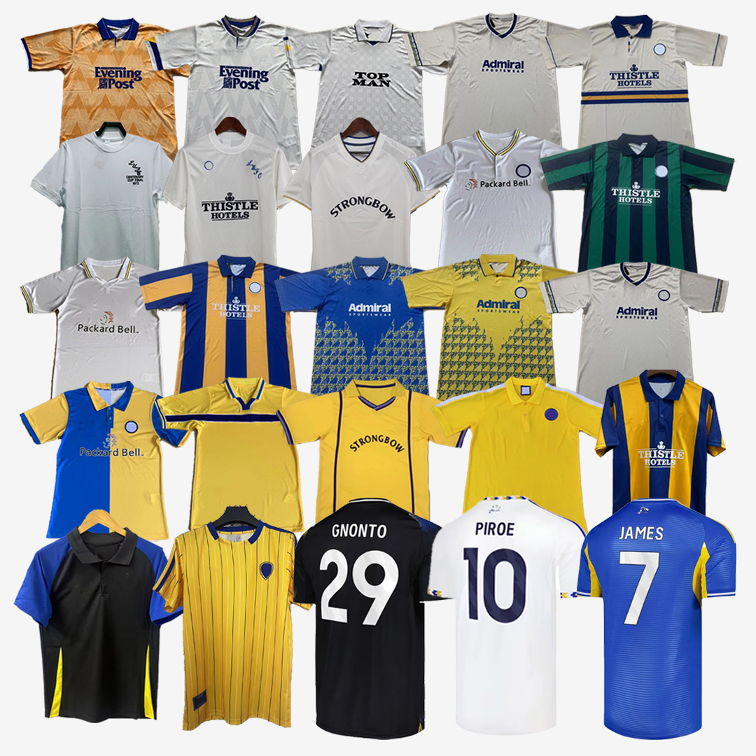 New + Retro 25 26 Leeds fans player version GK AMPADU Llorente Soccer Jerseys STRUIJK PIROE AARONSON MATEO JOSEPH Football Shirt 2025 Uniforms Men Kids Kits
