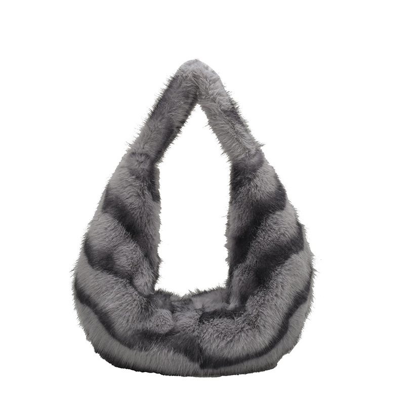 free shipping hot bags 2025 New Womens vintage Autumn Winter Plush Tote Large Capacity Shoulder Bag