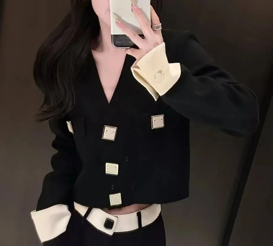 France paris designer womens knits shirts wear net red with front letter Channel embroidery comfortable sun-proof knitting cardigan clothing