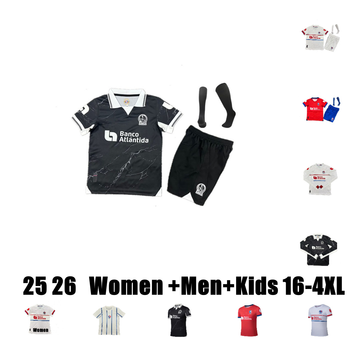 25/26 CD Olimpia Honduras 3rd Soccer Jerseys Bengtson Carlo Yair 2025 2026 PINEDA home away third Jerry Costly Molina Ever Alvarado Edwin Rodriguez football shirt 4XL