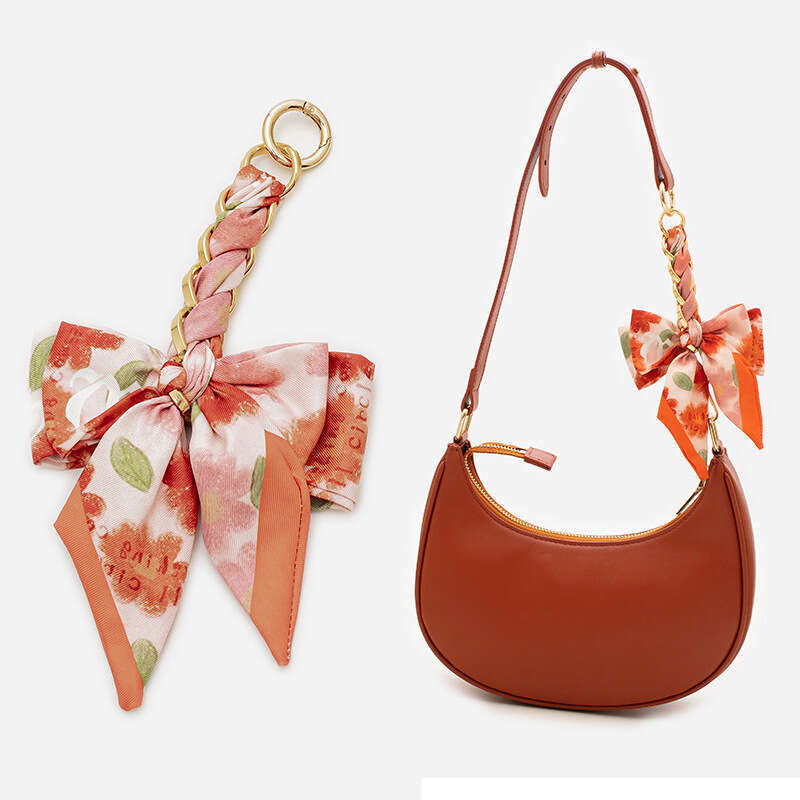 DHEssentials 2025 Winter Bow - adorned Shoulder Bag Extension Chains: Stylish & Adjustable