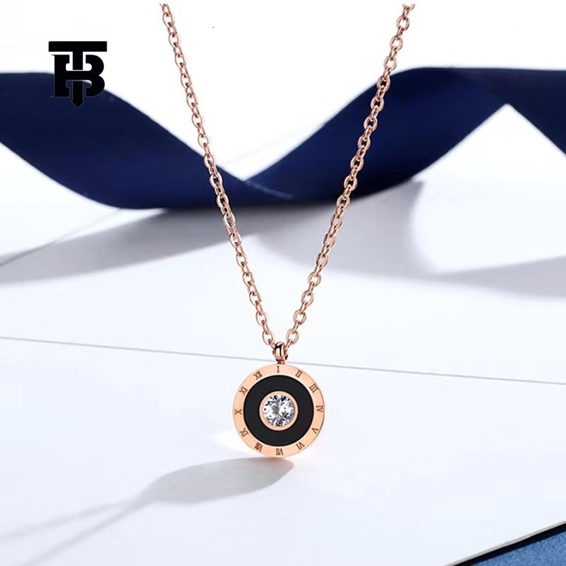 TB BHULAMTE Designer Cell Style Fashion Jewelry Accessories Necklace Women's Clavicle Chain Gold Necklace Luxury Titanium Pendant Women's Je