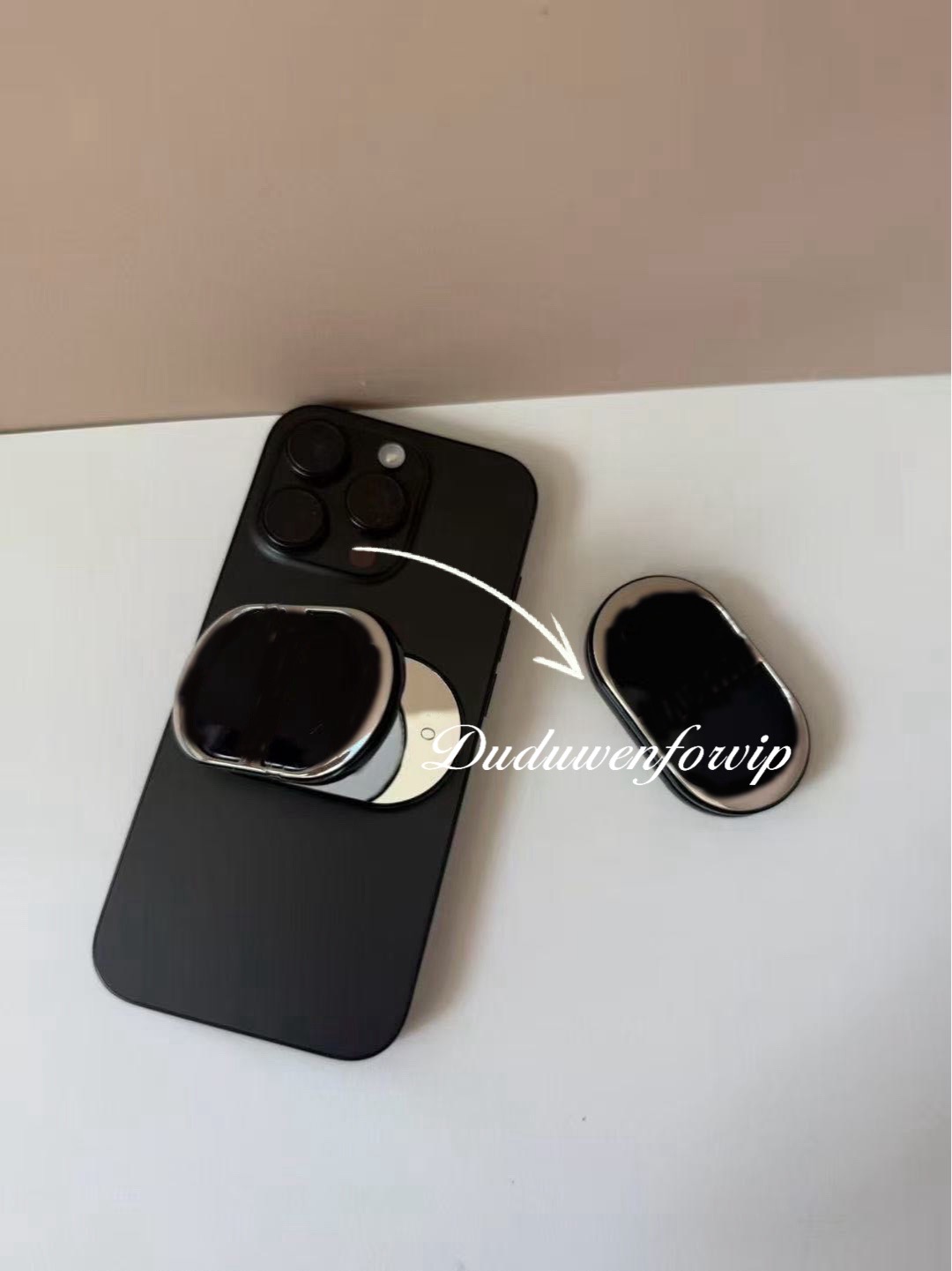 NEW party gift phone holder with mirror metal part classical gift selfadhesive holder collection gift