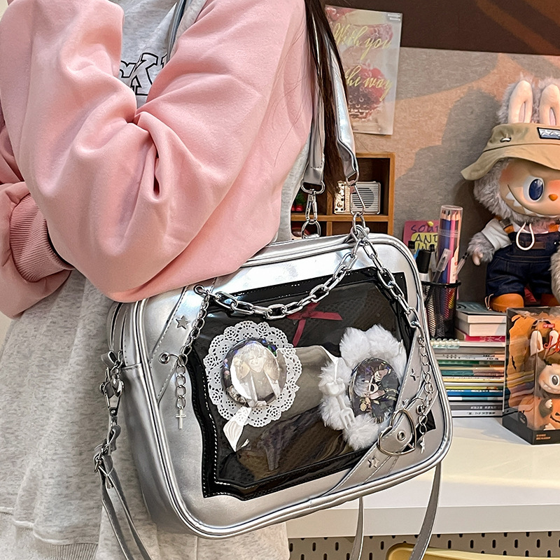2025 autumn new sweet and spicy girl subculture crossbody bag niche design versatile bag trendy women's shoulder bag designer bag