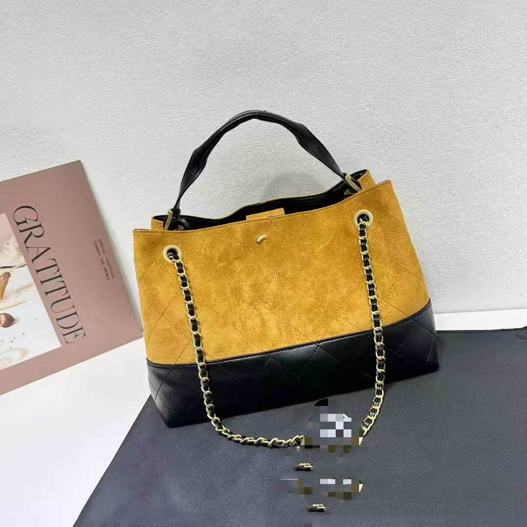 Designer Bag Shoulder Bag Luxury Bag Women's Wallet New Autumn Winter Fashion Chain Wide Shoulder Strap Versatile Textured Large Capacity Tote Bag Shopping Bag L897