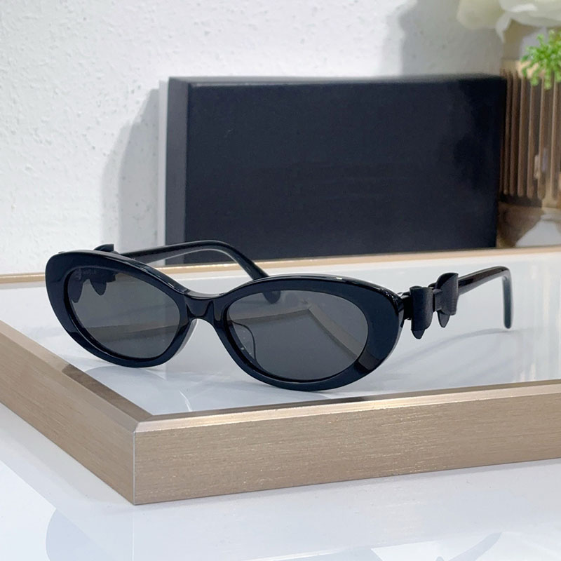 Designer Sunglasses Mens and Womens Sunglasses Cats Eye Acid Frame Sunglasses 9181Q UV400 Leg Decoration Metal Strap Box