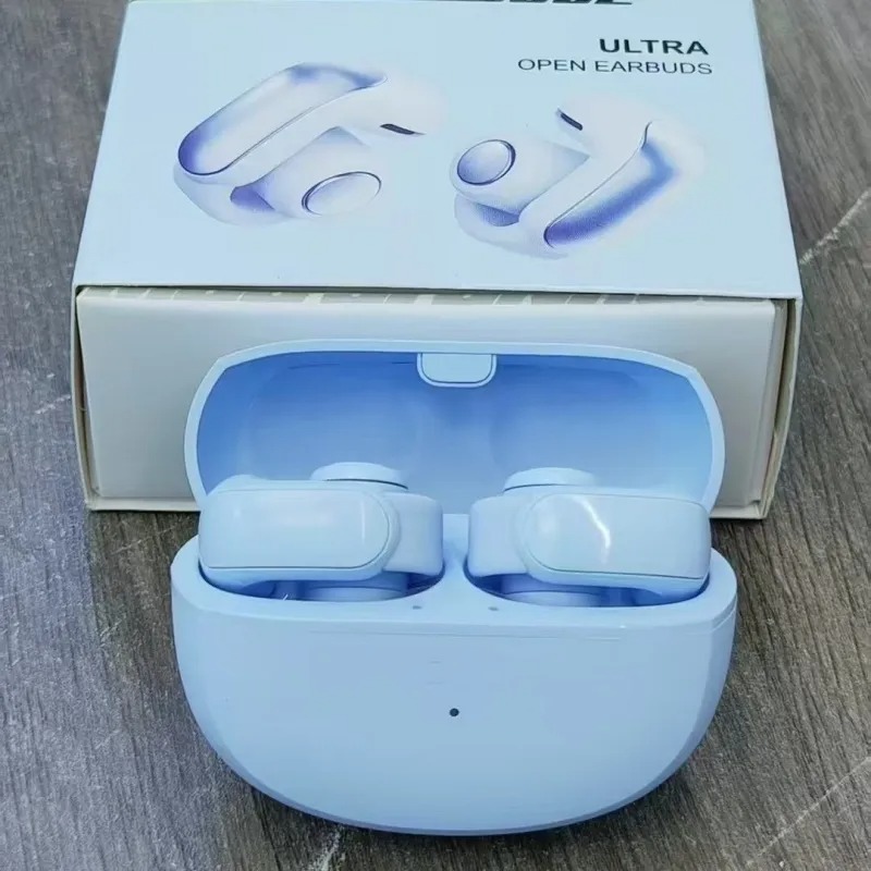 BS Ultra Open Earbuds wireless Headphones Bluetooth noise reduction HD Mic Call Earphones TWS sports waterproof Ear Clip in-ear touch game Headsets Fo