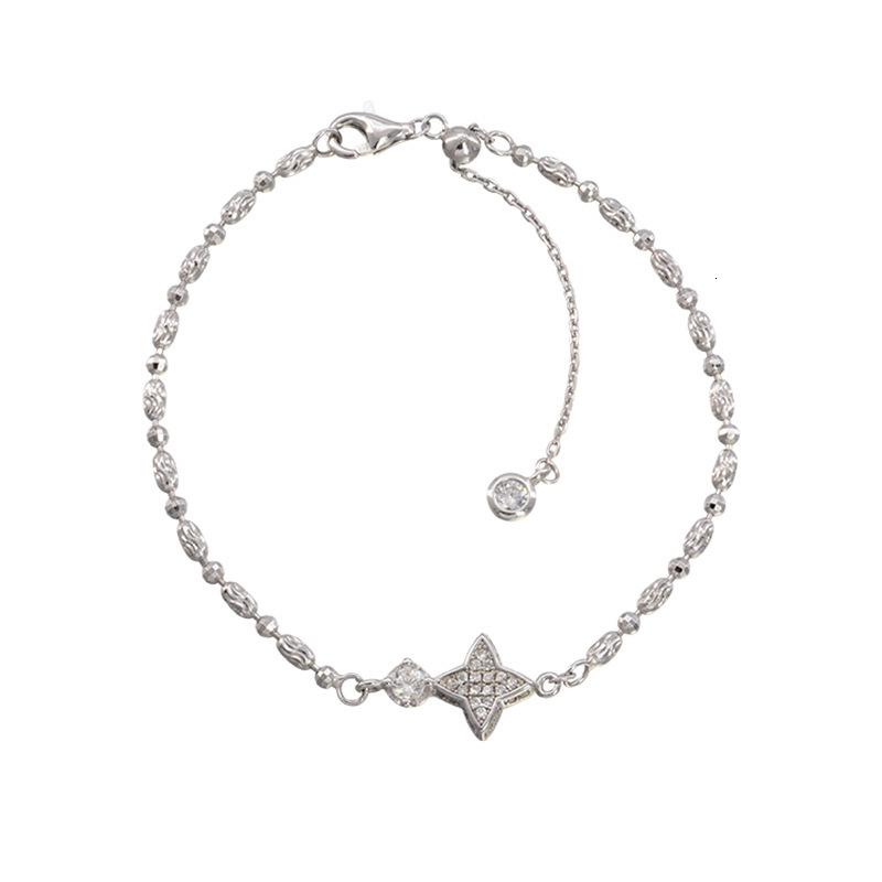 Double-Sided Zircon Star Light Versatile High-End Feel Bracelet Niche Temperament Fashion Exquisite Jewelry for Women - view 6