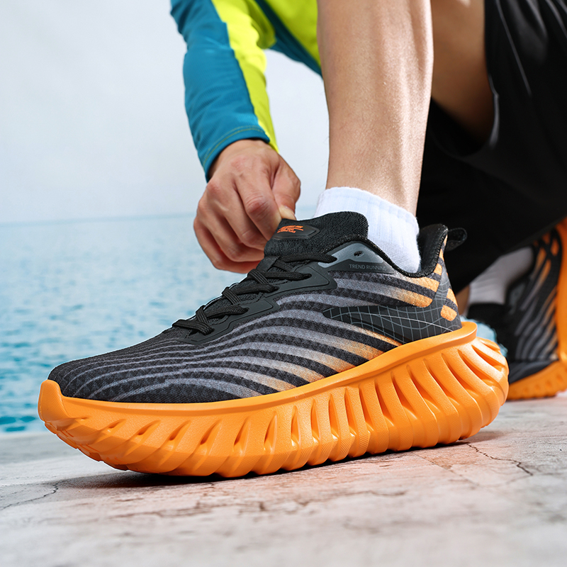designer shoes Men's Sneakers 2025 New Breathable Mesh Running Shoes, Versatile Casual Style for Spring, Autumn & Summer Preppy Style
