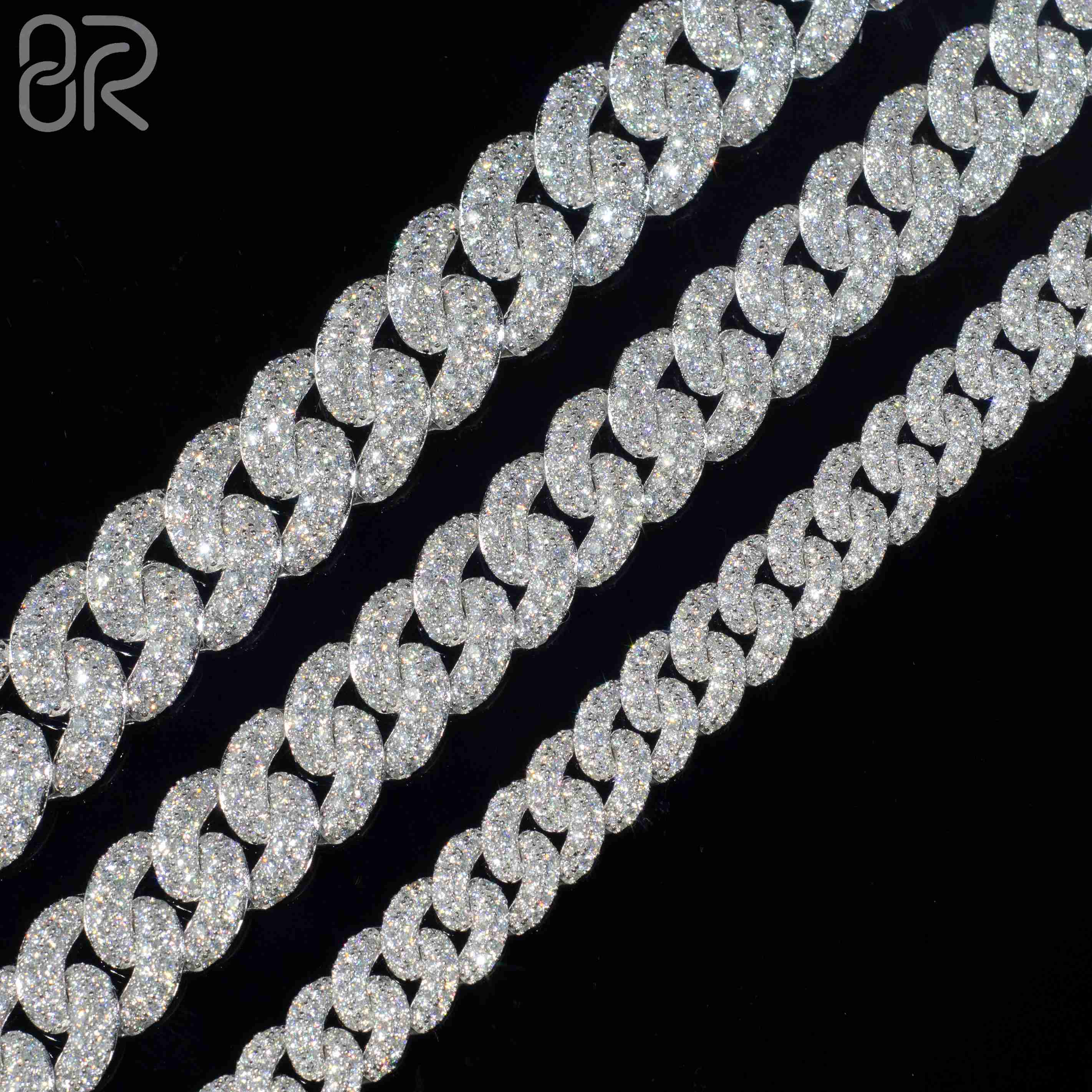 14MM VVS Diamond Cuban Chain Bracelet Wholesale Style Accessory for Unique Taste