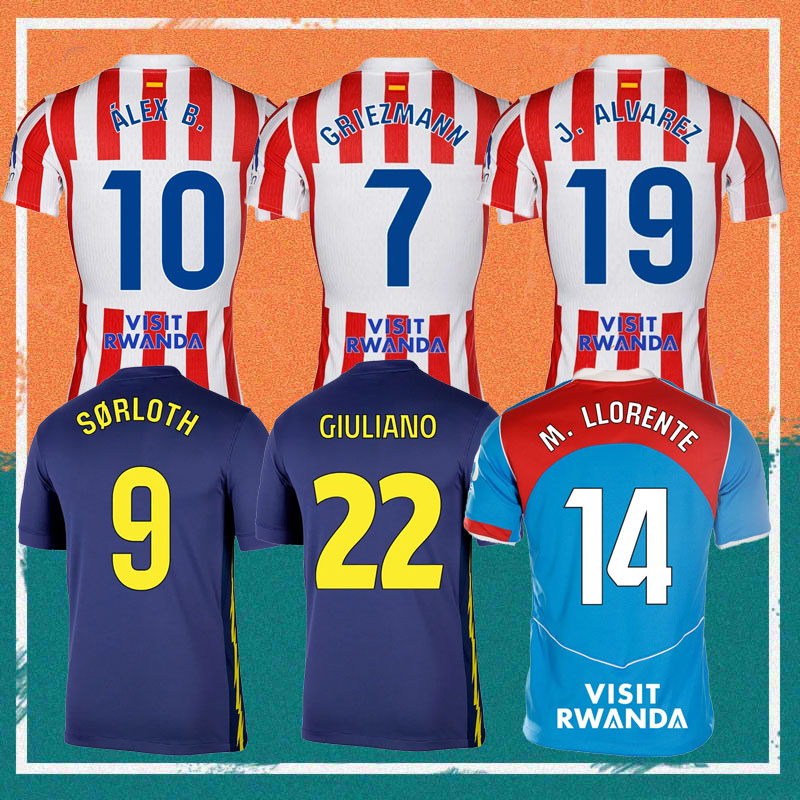 Atleticose de Madrids 25/26 J.ALVAREZ GRIEZMANN ALEX B Soccer Jerseys 2025 BARRIOS KOKE GALLAGHER M.LLORENTE Football Shirt HANCKO ALMADA JOHNNY Kids kit uniform