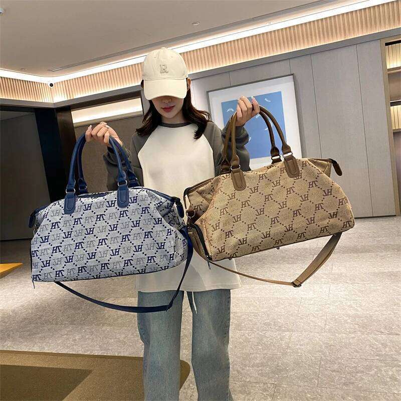 Casual Letter Leather Large Capacity Women's Handbag Lage Travel Designer Tote Bag Packing Cubes Bolsa